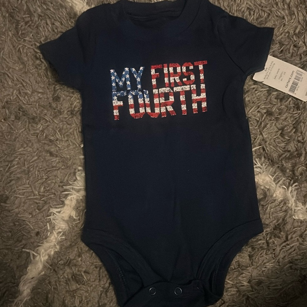 Carters my first fourth onesie